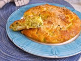 Torta rustica piselli e speck