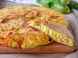 Torta salata con zucchine e mortadella veloce