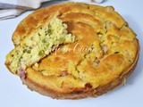 Torta salata pancetta e piselli rustico di Pasqua