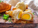 Uova in crosta di sfoglia con speck