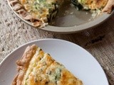 Spinach, Cheese & Green Onion Pie with Dill and Fines Herbes