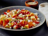 Summer Stone Fruit Salad with Feta, Mint & Toasted Hazelnuts