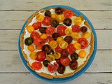 Τάρτα με τυριά και ντομάτες