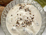 Farari/Farali yogurt dip with coconut