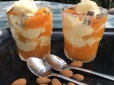 Mango and Vanilla Icecream with Almonds