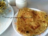 Parathas with Herbs and bread crumbs