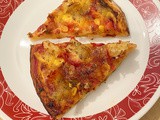 Vegan & Veggie Pizza using Jus Rol Sour Dough Pizza Base