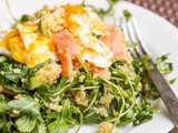 Breakfast Quinoa Salad with Eggs and Smoked Salmon {Gluten-Free, Dairy-Free}