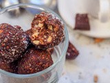 Vegan 5 Minute Chocolate Coconut Balls {gf, Refined Sugar Free}