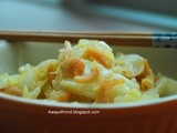 Simmered Dried Scallops with Cabbage