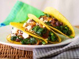 Black Bean and Spinach Tacos