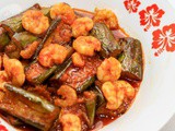 Brinjal Prawn Curry