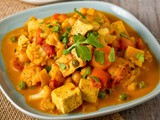 Cauliflower Tofu Curry