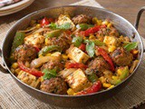 Chicken Kofta Balti with Paneer