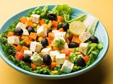 Chickpeas Paneer Salad (Channa Paneer Salad)