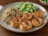 Coconut Shrimp with Cucumber Salad