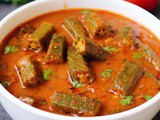 Dahi Bhindi (Lady’s Finger in Curd Gravy)