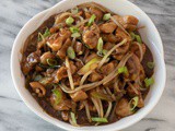 Fried Chicken with Bean Shoots