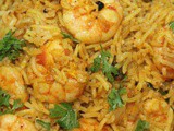 Green Prawn Pulao