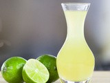 Homemade Lime Cordial