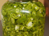 Pickled Green Chilies