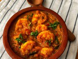 Prawn with Pomegranate Seeds