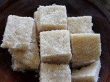 Rava Coconut Burfi