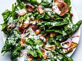 Skate and Spinach Salad
