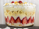 Strawberry Banana Cream Trifle