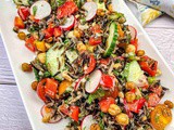 Wild Rice Salad with Cucumber and Orange