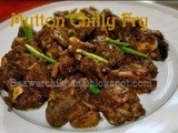 Mutton chilly fry