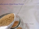 Amchur Powder / Dried Mango Powder | How to make mango powder at Home | diy