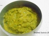 Brahmi leaves / valarai keerai chutney | healthy chutney recipe