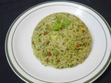Mint Rice | Easy Lunch Box Ideas | Step by Step Pictures