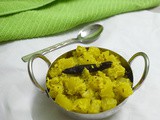 Raw Papaya Curry | Raw Papaya Thoran | Side Dish for Rice