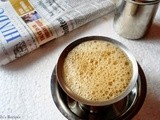South Indian Filter Coffee | How to make filter coffee