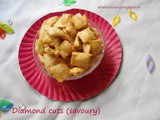 Wheat Diamond cuts(savoury) | kids special | Easy snack