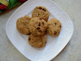 Whole wheat choc chips cookies