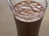 Breakfast smoothie with Peanut butter and almond