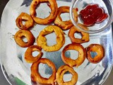 Gol Piyaji - Onion Ring pakoda - Onion Ring Fritters