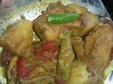 Kasha Murgir Mangsho - Chicken curry with thick gravy