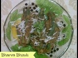 Bharva Bhindi- Bhindi filled with sesame and peanuts