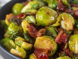 Bacon Brown Sugar Glazed Brussels Sprouts