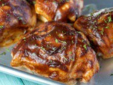 Baked bbq Chicken Thighs