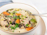 Creamy Duck & Wild Rice Soup