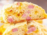 Ham, Cheddar Cheese & Chives Scones