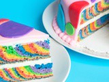 One Pan Rainbow Layer Cake