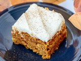 Pumpkin Bars With Cream Cheese Frosting