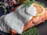 Salmon with Dill Sauce