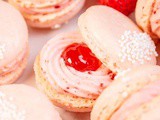 Strawberry Macarons